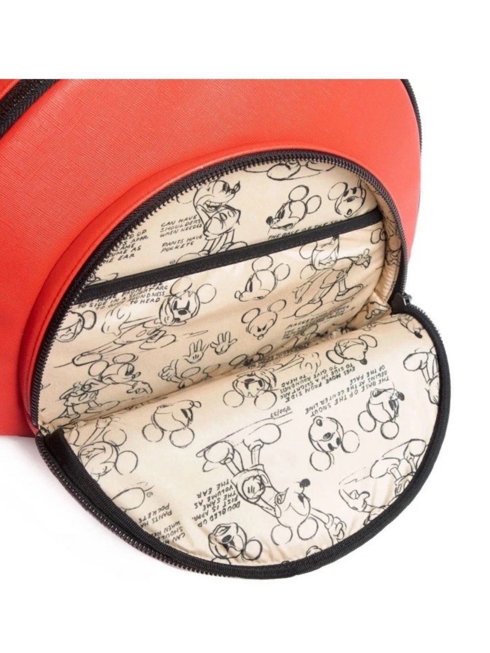 Disney Baby Freshly Picked Mickey Anaheim Backpack Diaper Bag Rouge Red NEW - Picture 5 of 7